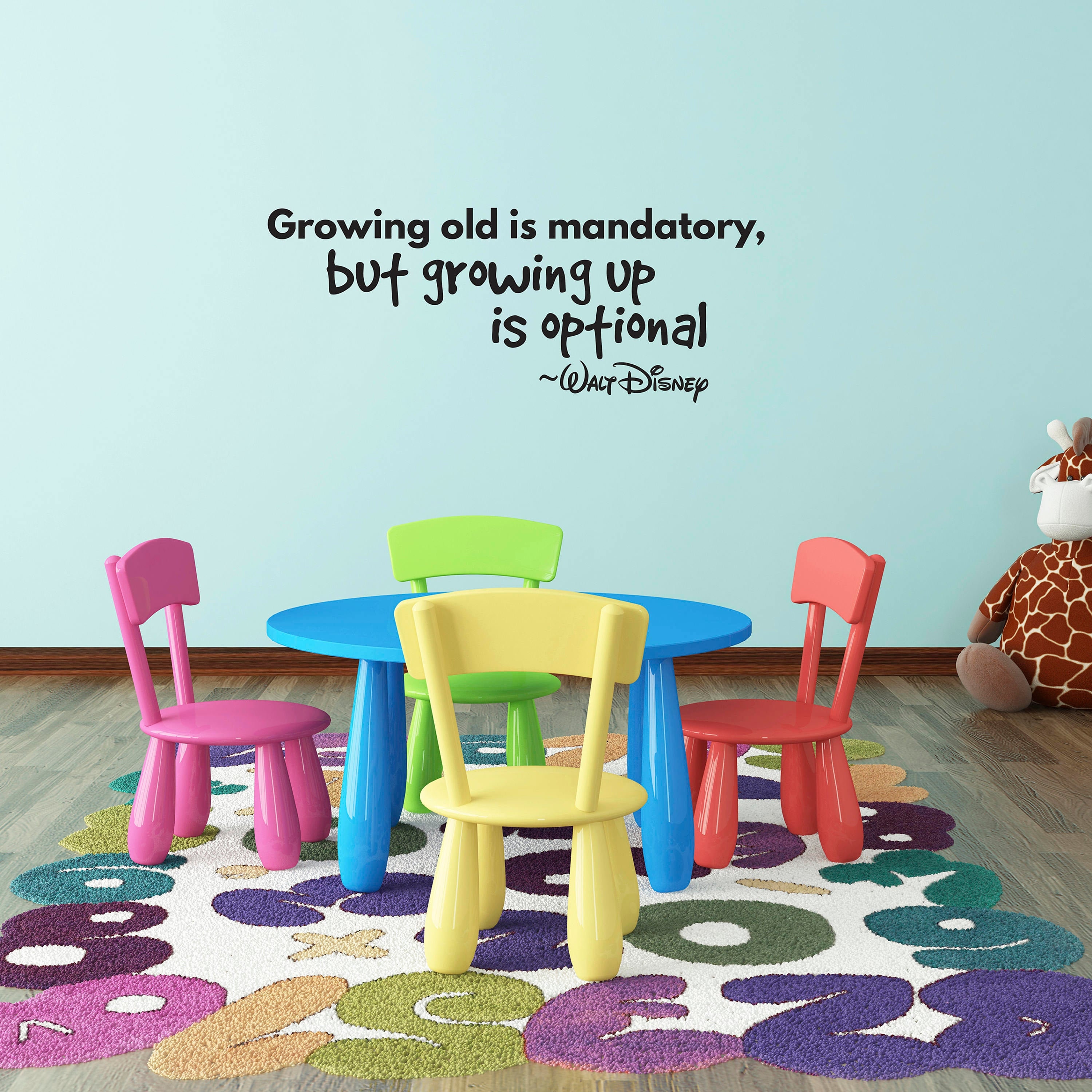 Disney Wall Decal Disney Wall Sticker Kids Wall Decal Etsy