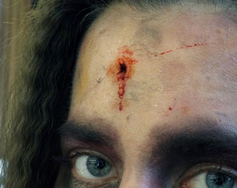 Protesi per ferite da proiettile ZOMBIE 3 pezzi Walking Dead F07