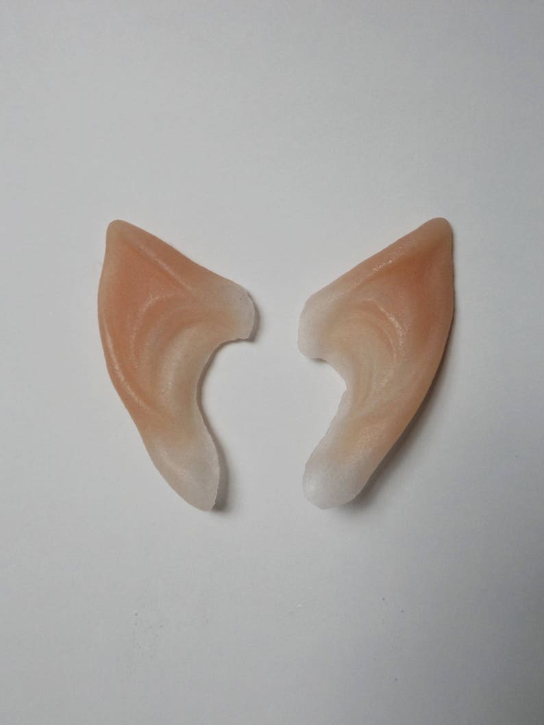 Elf Ears Tip Prosthetics Cosplay Halloween Latex Free E01 image 3