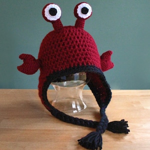 Crochet Pattern: Hermit Crab Hat in Adult, Child, Toddler, and Baby Sizes