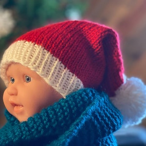 Knitting Pattern: Santa Hats & Gloves for the Whole Family image 6