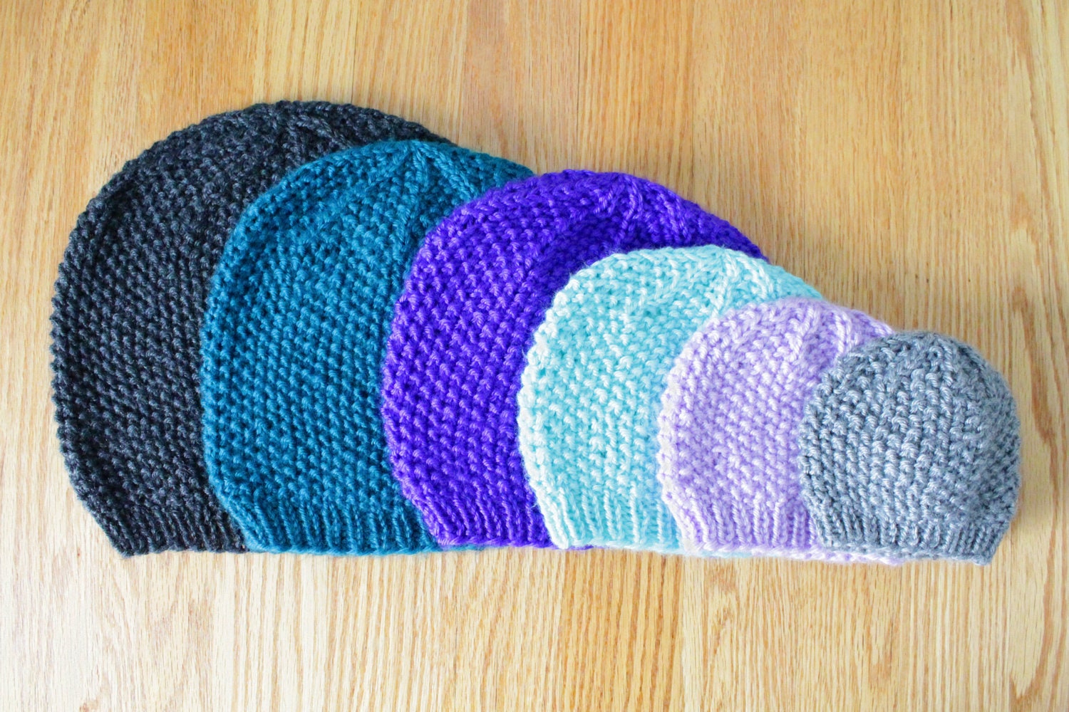 knit seed stitch hat