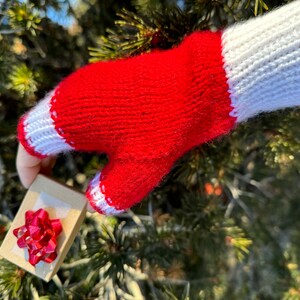 Knitting Pattern: Santa Hats & Gloves for the Whole Family image 2