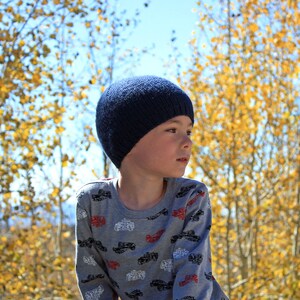 Knitting Pattern: Basic Knit Beanie Hat in All Sizes image 2