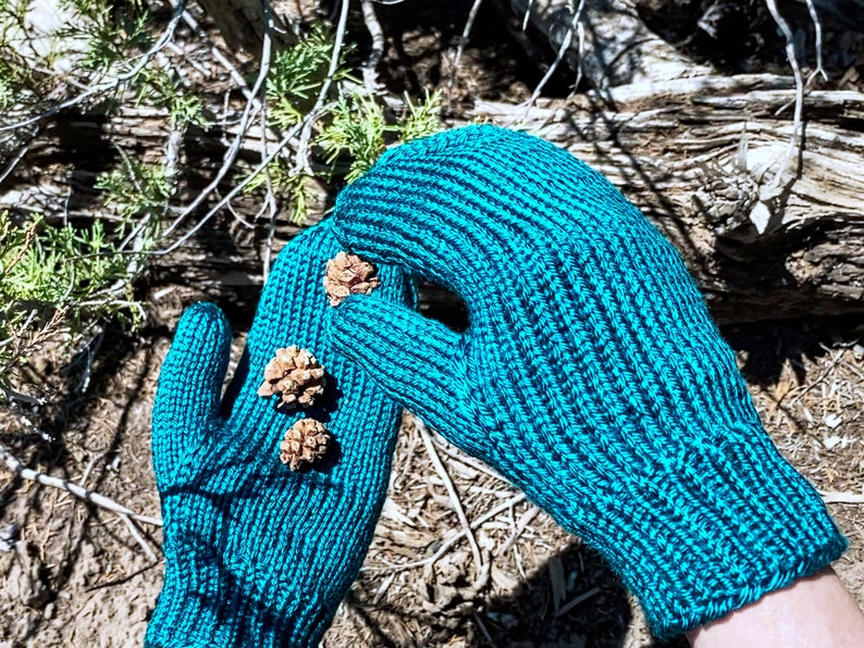 Knitting Pattern: Basic Knit Mittens in All Sizes image 2