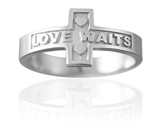 True Love Waits Purity Ring in Sterling Silver