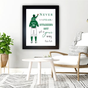 Father Son Baseball Decor, Dad Birthday Gift From Son, Baseball Nursery ...