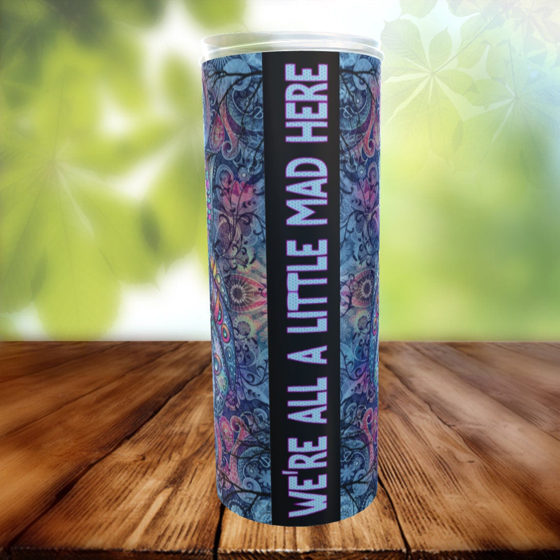 Grinning Cheshire Cat Hookah Mandala Twisted Wonderland Etsy