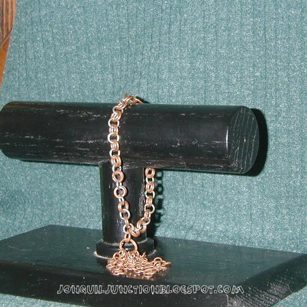 Copper chain bracelet, copper jewelry, copper bracelet, handmade copper bracelet, unique gift,OOAK bracelet,made in the USA