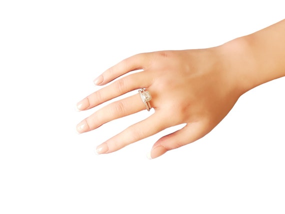 Tiffany Co. Platinum Legacy Cushion Diamond Ring … - image 4
