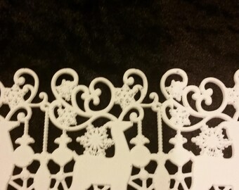 Silicone Cake Lace Mat - Reindeers