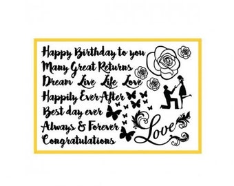 Mold for Silhouette Dec Silicone Wedding And City Elements Silho Cake Lace Mat