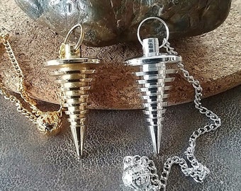 PROFESSIONAL Joe Smith Dowsing Pendulum: Gold or Silver Finish, Accurate Design