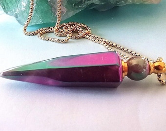 Aura Amethyst Urn Necklace: Crystal Ashes Keepsake Memorial Pendant
