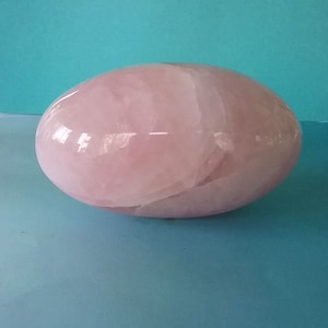 Shiva Lingam, ROSE QUARTZ LINGAM, Polished Pink Crystal Shiva Lingam, Crystal Shiva Lingam, Lingam Stone