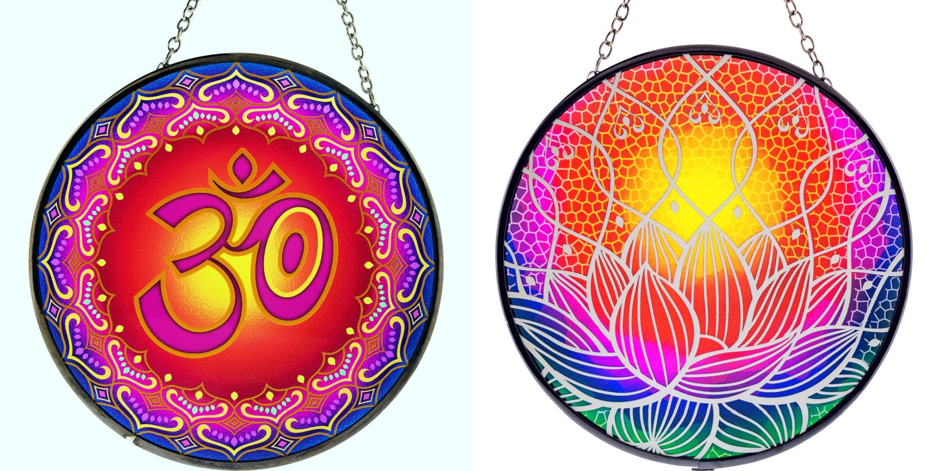 Acchiappasole in acrilico a forma di fiore di loto da appendere alla finestra, acchiappasole decorativo da regalo, acchiappasole per finestra, acchiappasole dalla forma personalizzata - Italia