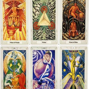 Crowley Thoth tarotkaarten, professionele Aleister Crowley tarotkaarten, originele Aleister Crowley tarotkaarten