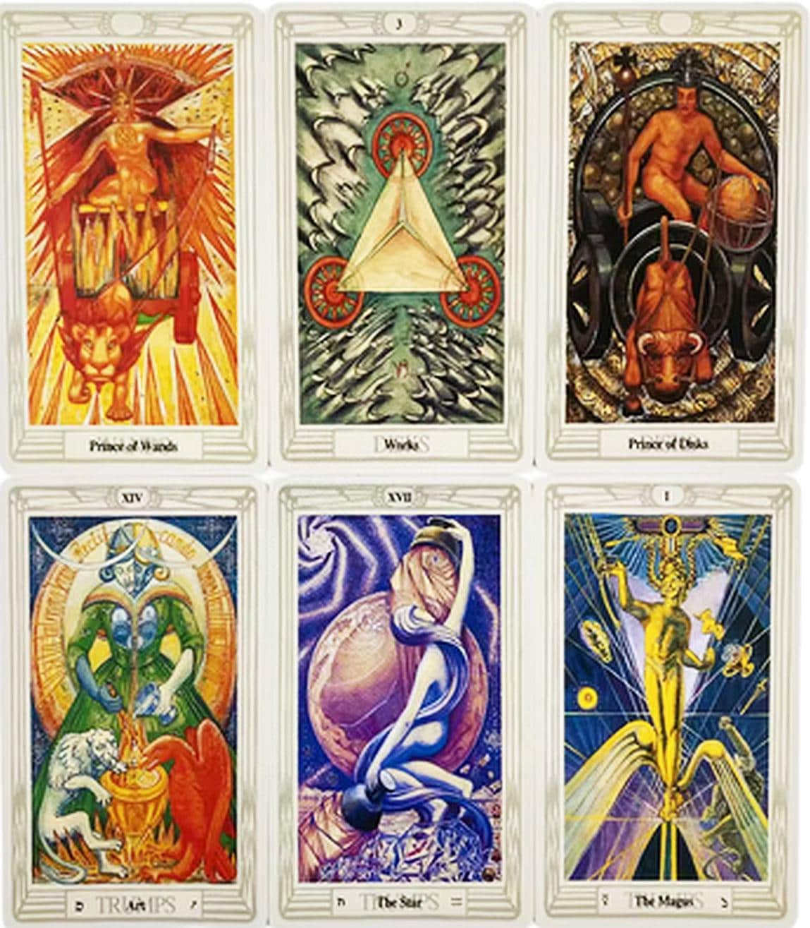 Crowley Thoth Tarot Deck, Professional Aleister Crowley Tarot Cards, Original Aleister Crowley Tarot Deck