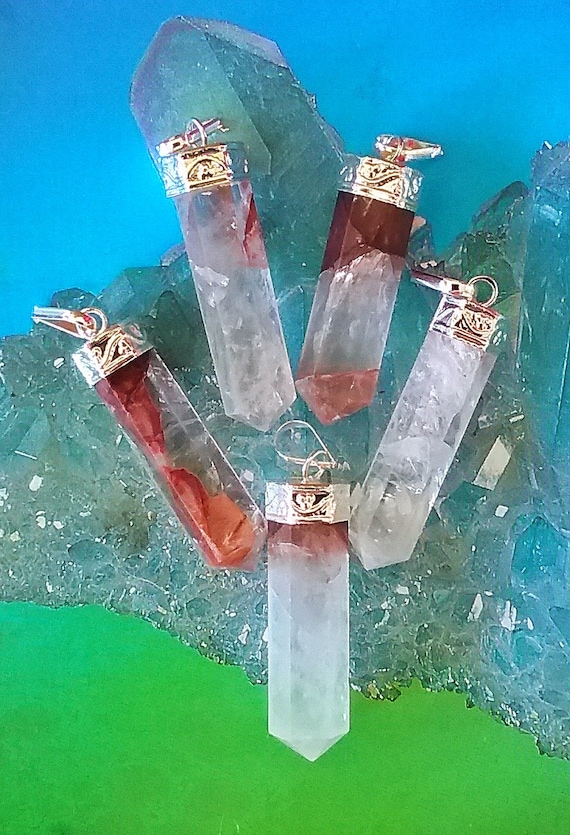 Rare Lithium Quartz Pendants Rare Lithium Quartz Pendants