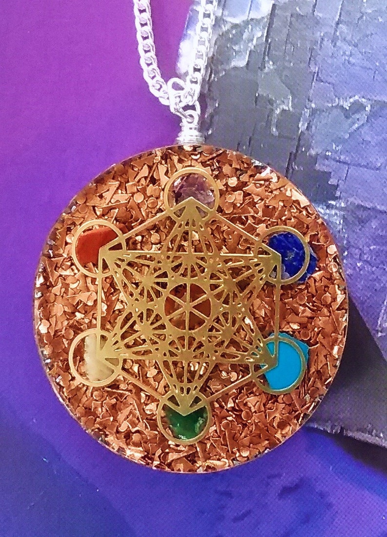 METATRON PENDANT METATRON'S Cube Pendant Orgone Pendant Etsy