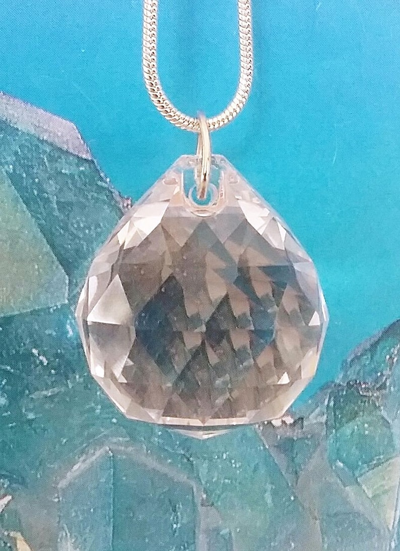CRYSTAL QUARTZ PENDANT Extra Large Stunning 150 Carat Diamond Etsy