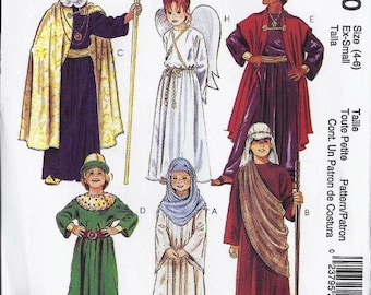 McCalls 2340|7733|8436|5569|7228|7281  Boys&#39; and Girls&#39; Biblical costumes pattern - gowns, robes and accessories  UNCUT & FF (2001)  K1230