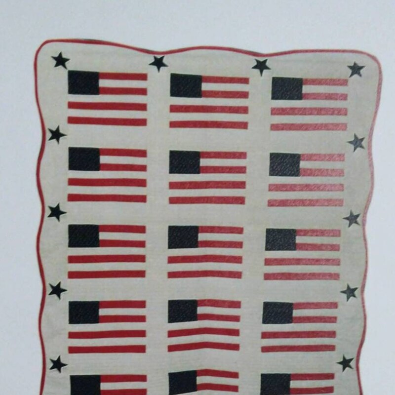 American Flag Quilt Pattern Etsy