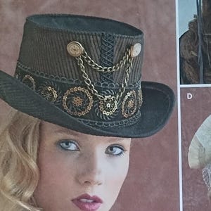 Simplicity 8361  Misses' Historical Hats pattern in 4 styles from Arkivestry Haute Couture UNCUT & FF (2017)  K6016