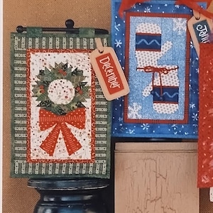 Winter on the Docket pattern for Month-by-month quilted Mini-banners from HearthSewn Patterns #HSN187 (2010)  K6458