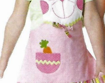 McCalls 6298  Children's Animal Aprons pattern - Bunny, Frog, Dog and Cat from Cotton Ginnys  UNCUT & FF (2011) K1706