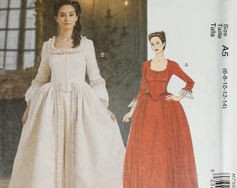 Mccalls 7965 Misses' Outlander Costume Dress & Jacket pattern  UNCUT FF (2019)  K6078