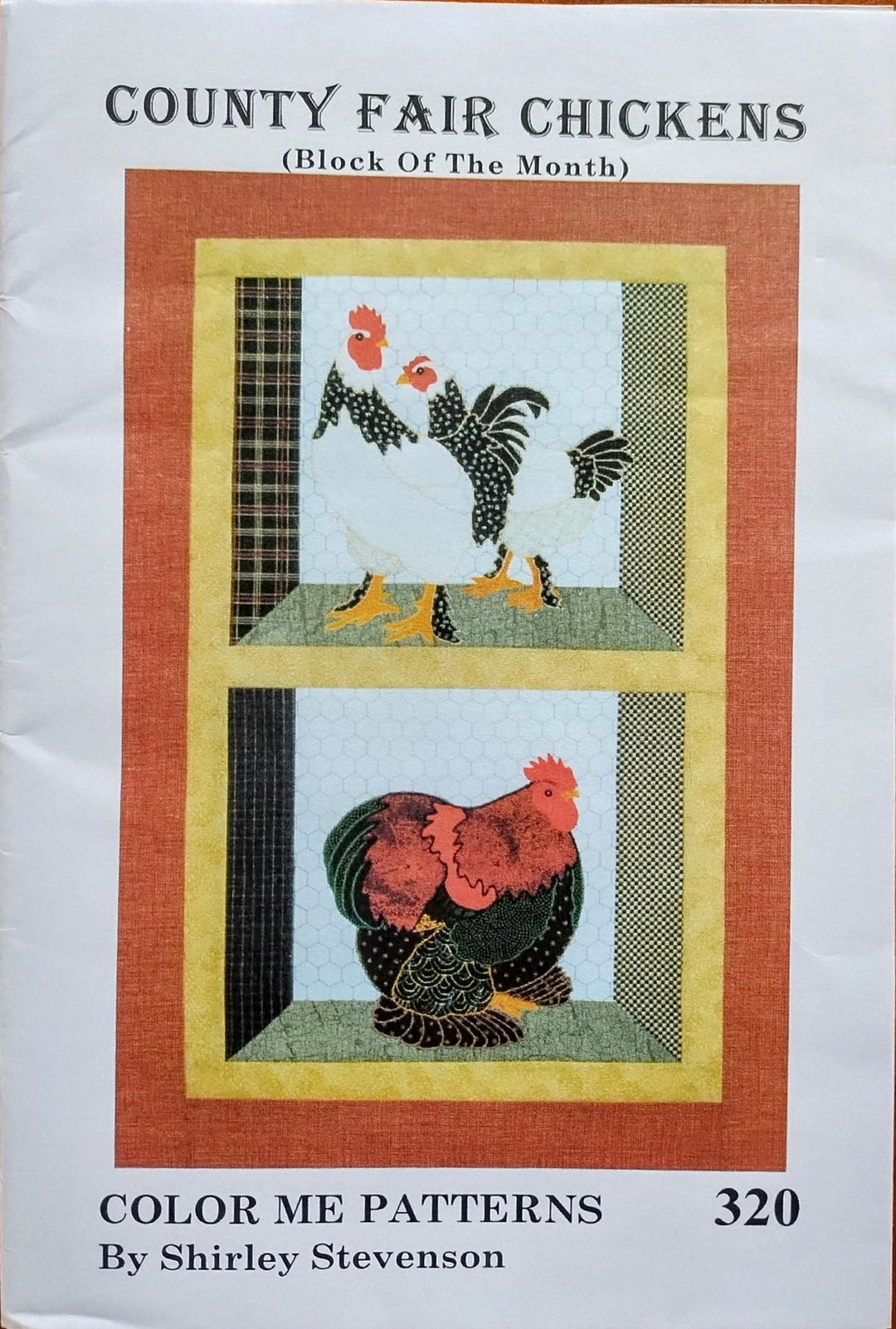 Light Brahma Pair & Partridge Cochin Rooster Patterns - the County Fair ...