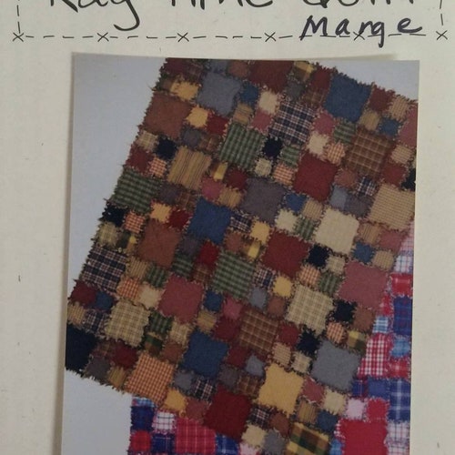 Twisted Rag Quilt Pattern | Etsy
