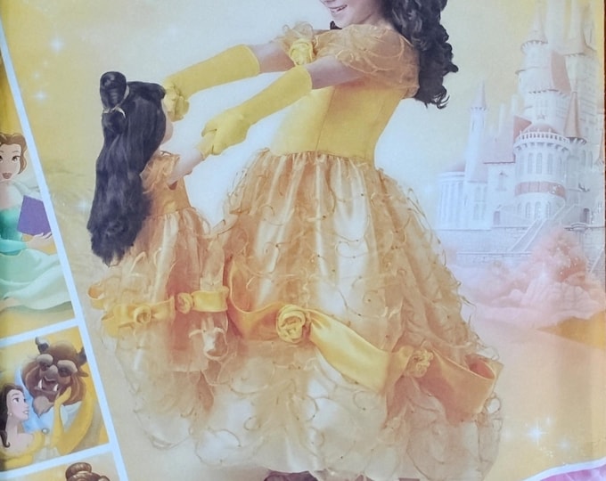 Belle Costume Pattern From Beauty and the Beast in Girls' Sizes and for ...