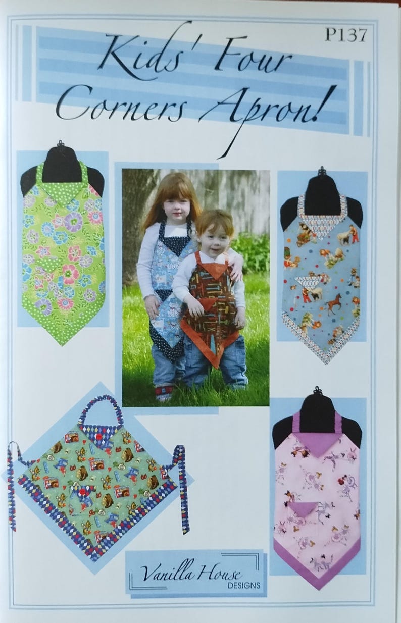 Fou Rcorners Apron Pattern Kids' Four Corners Apron Pattern From Vanilla House Designs #P137 (2007 ...