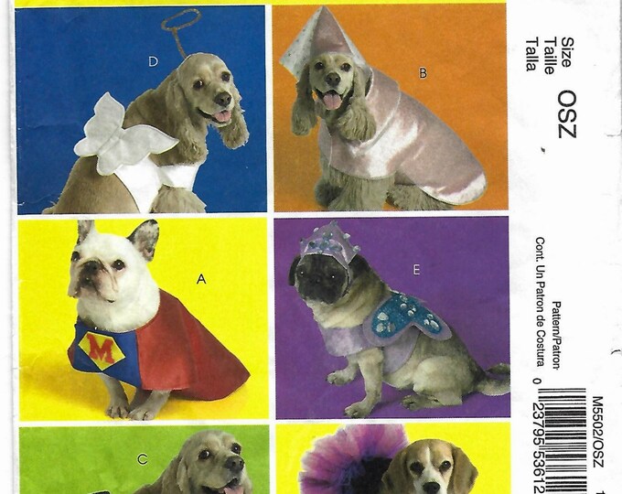 Dog Costumes Pattern Superdog Princess Butterfly Angel Etsy