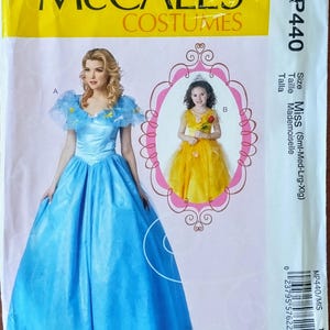 McCalls 7213|MP444|MP440|MP277|MP254|MP551 Misses&#39; or Girls&#39; Cinderella and Belle ballgowns pattern  UNCUT FF (2015)  K2562