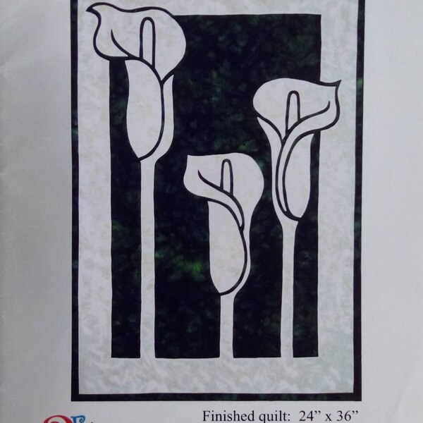 Calla Lily Quilt Pattern Etsy