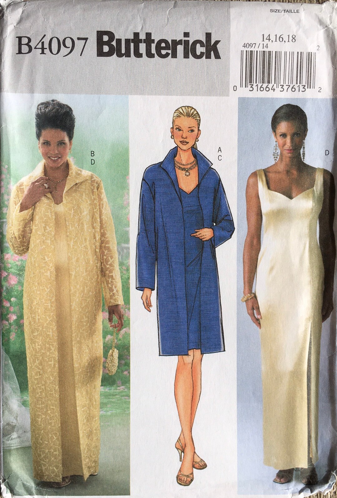 Sleeveless Formal Dress & Duster Pattern Above Midknee or Etsy