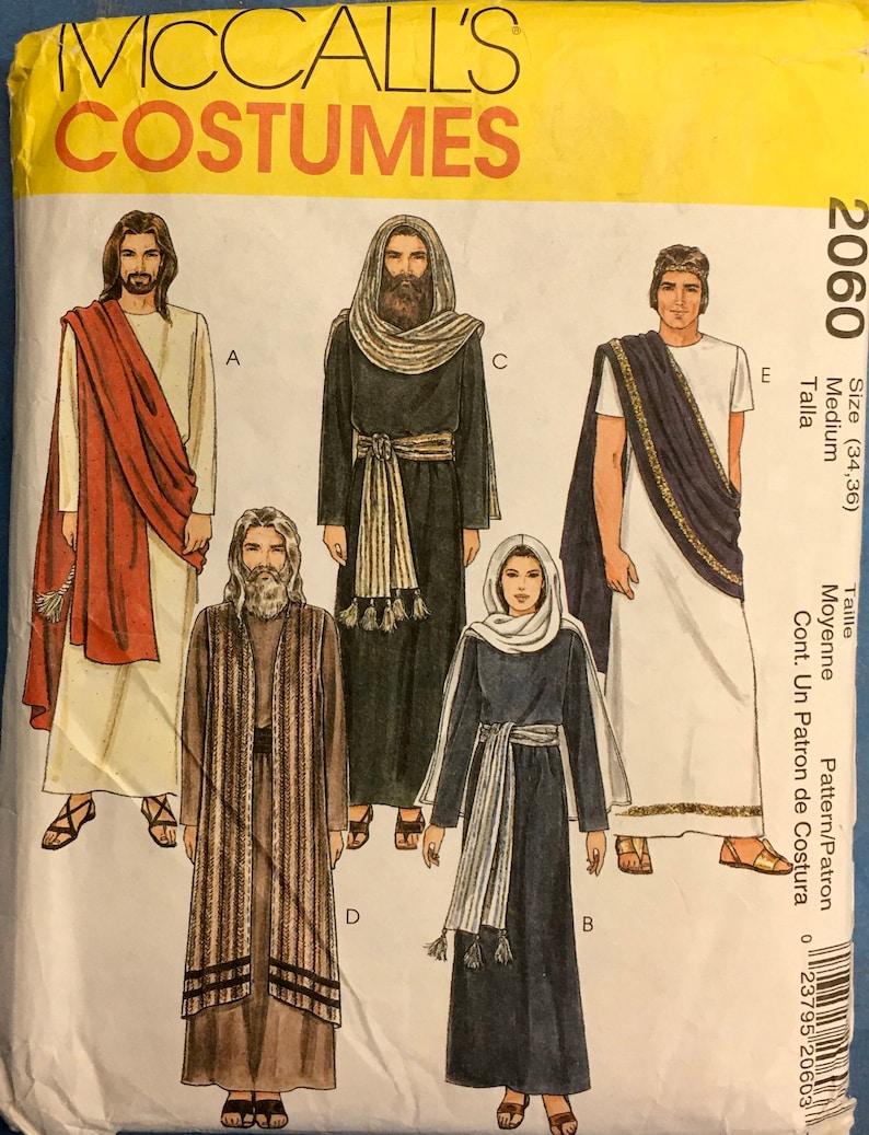 Biblical Costumes Pattern Robes Cape Dress Tunic Sashes Etsy