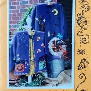 Frights and Delights Jacket pattern & Chenille by the inch Project Pack from Serendipity Gifts #SDG-33 (2002)  •K6487