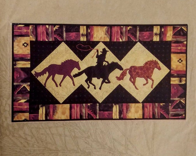 Roundup Pattern for a Western Wall Hanging Quilt Designed by Mckenna ...