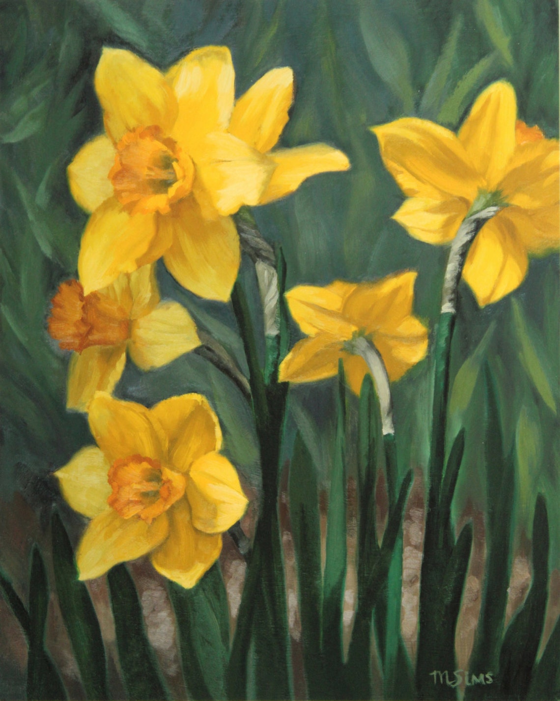 Yellow Daffodils Fine Art Print Daffodils Open Edition - Etsy