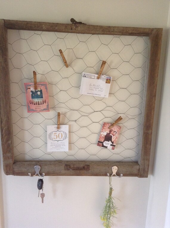 Items similar to A true Farmhouse, shabby chic memo board! on Etsy