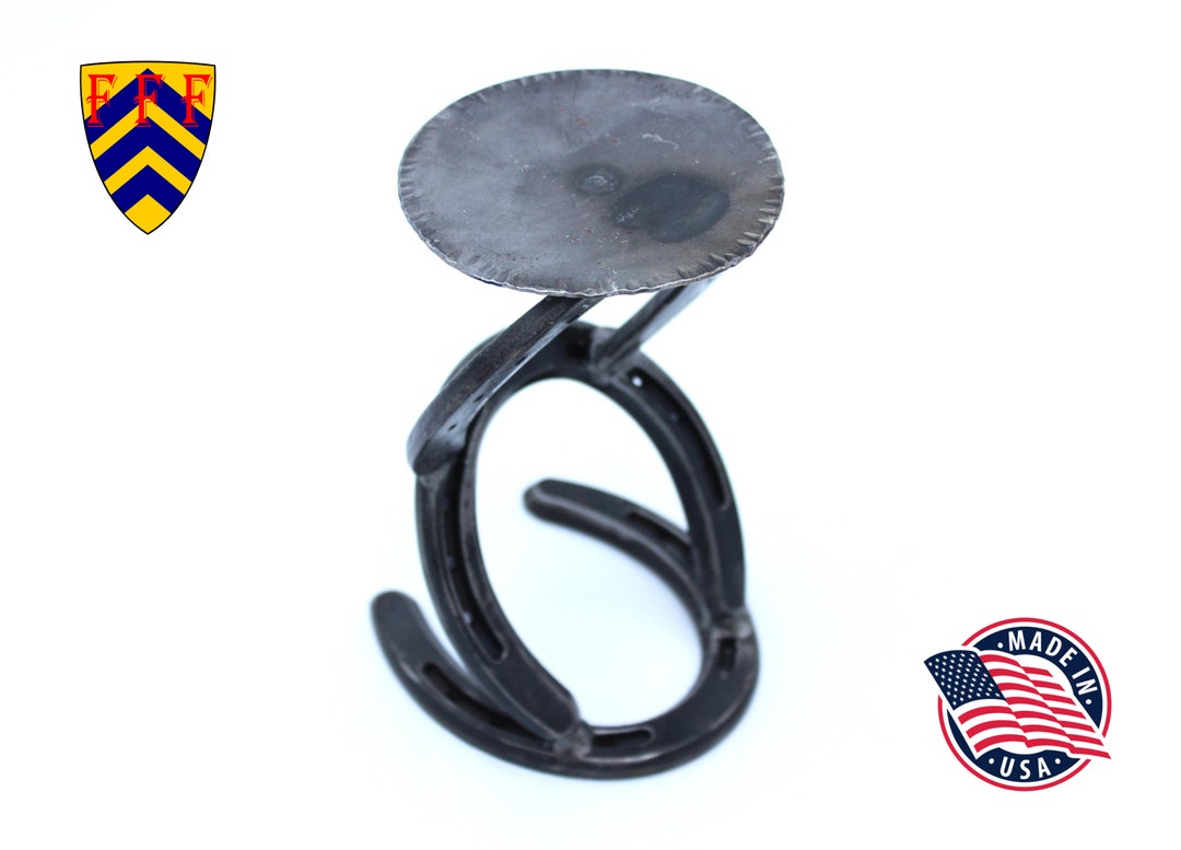 Fiery Furnace Horseshoe Flat Top Candle Holder Made in USA Etsy