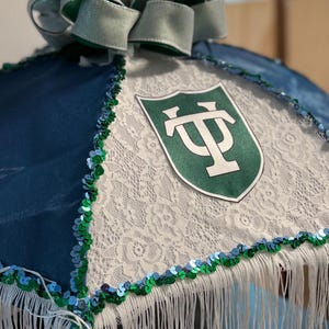 Tulane Custom College Second Line Umbrella - each is one-of-a-kind!