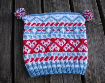 Fair Isle Hat Knit Pattern: Cearnach Colorwork Beanie (PDF Pattern)