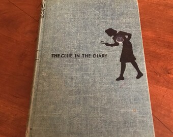 Vintage Nancy Drew The Clue in the Diary/Nancy Drew Blue Book/ 1st Edition Nancy Drew