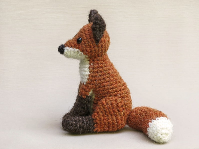 Häkelanleitung für Flamsie, Fuchs Amigurumi realistisch gehäkelt Sofort download PDF Datei Bild 5