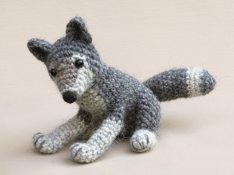 Crochet pattern for Woolfie, realistic crochet wolf amigurumi Instant download PDF File image 10